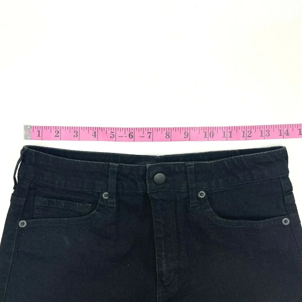 Forever 21 Womens‎ Juniors Black Jean Shorts Size 2